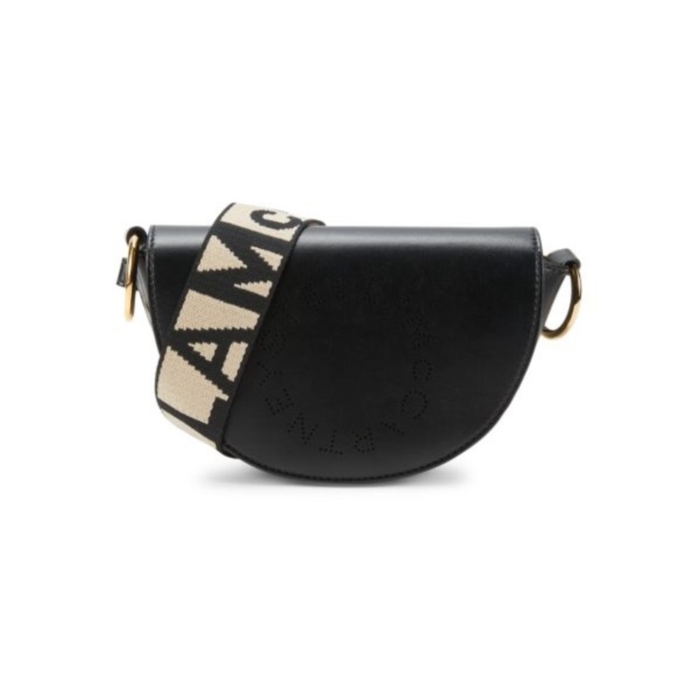 Stella McCartney Black Half-Moon Shoulder Bag - Picture 3 of 16